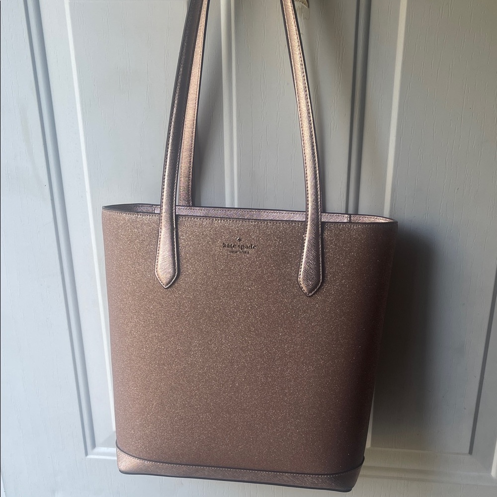 Kate Spade Metallic Pink Tote
